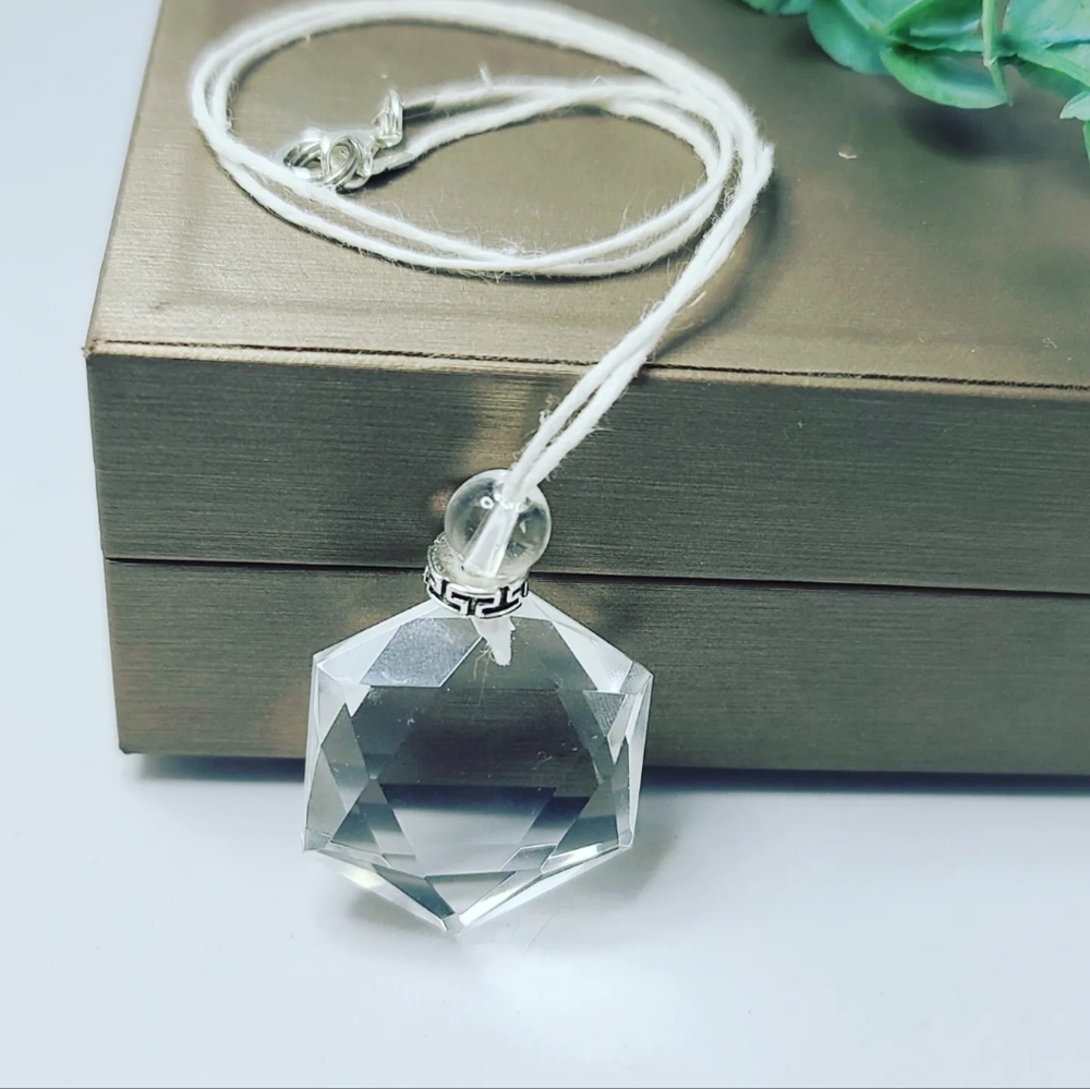 Clear Quartz merkabah pendant